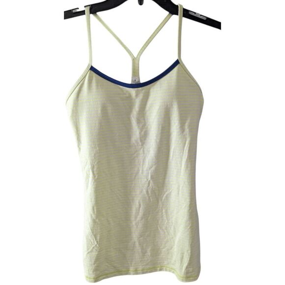LULULEMON ATHLETICA Power Y Tank 'Luon Light Size 6 - Picture 4 of 5